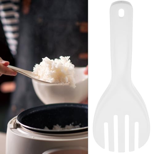 Hemoton 2pcs Non-Stick Rice Paddle Spoon Set - Durable Plastic Kitchen Utensils