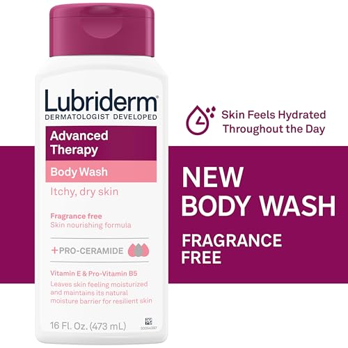Lubriderm Advanced Therapy Body Wash for Itchy Dry Skin, 16 fl oz