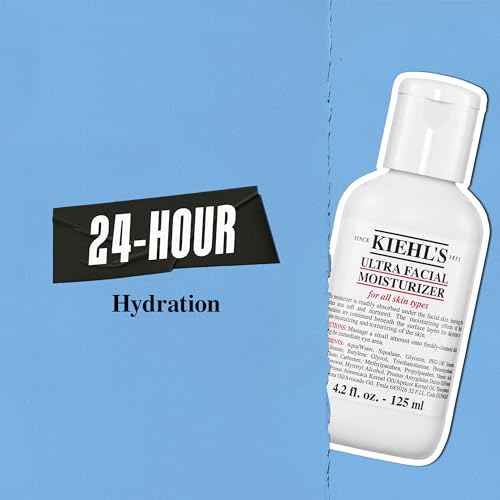 Kiehl's Ultra Facial Moisturizer - 24-Hour Hydrating Face Cream for All Skin Types