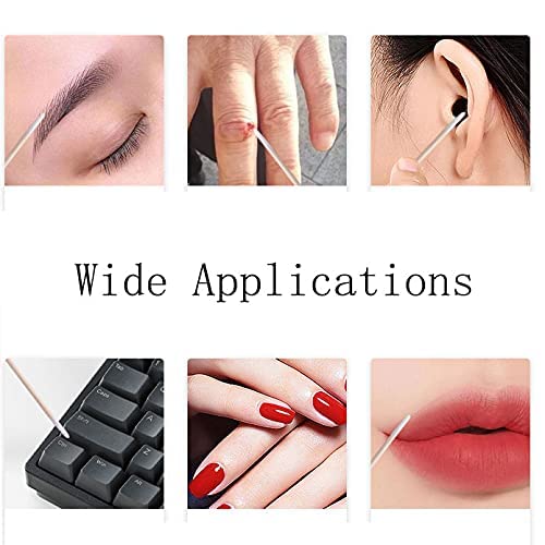 600 Count Cotton Tipped Applicators - Pointed Tip Makeup Swabs