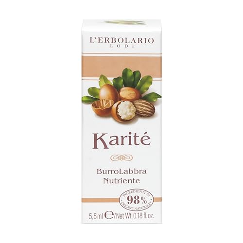 L'Erbolario Nourishing Shea Butter Lip Balm for Dry Lips - 0.18 oz