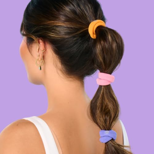 GIMME Medium Hold Seamless Hair Bands - 10 Pack, Multi-Color