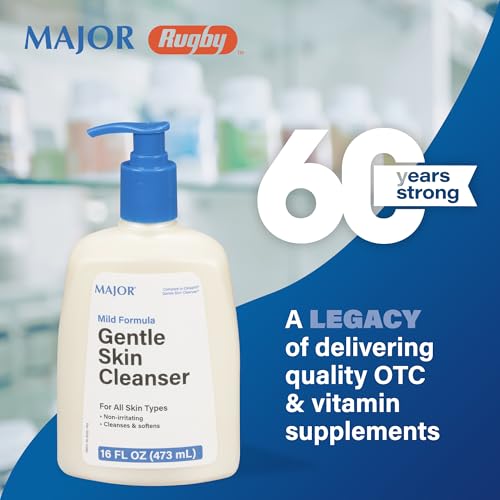 Gentle Skin Cleanser for All Skin Types - Fragrance-Free, 16 Fl Oz (3 Pack)