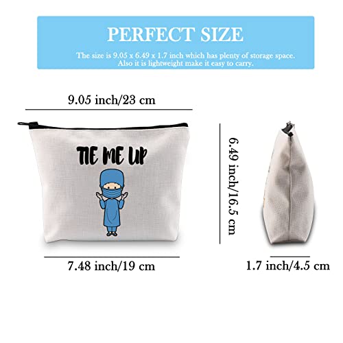 Tie Me Up Bag: GJTIM Funny Surgical Tech Makeup Pouch – Zippered Cosmetic Bag
