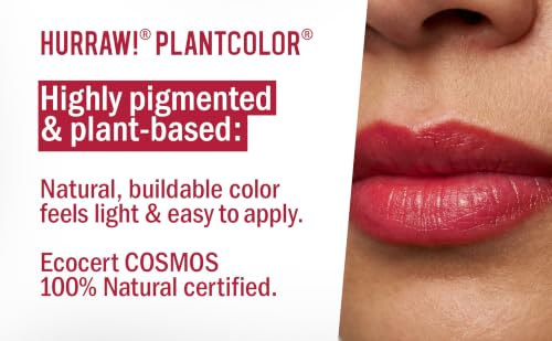 Hurraw! Plantcolor Vegan Lip Color №1 - Opaque Red Tinted Balm