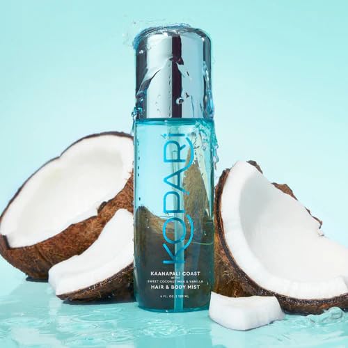 Kopari Hair & Body Mist - Kaanapali Coast Coconut & Vanilla Scent | Long-Lasting 4 oz Spray
