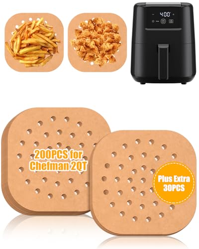 230PCS Air Fryer Parchment Paper Liners for CHEFMAN 2Qt Mini