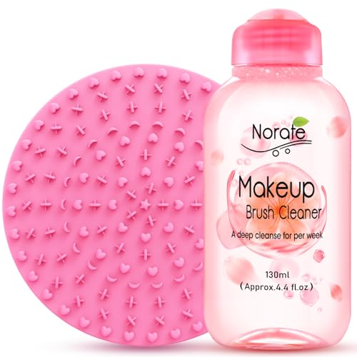Norate Makeup Brush Cleaner Set - Deep Clean Shampoo & Mat