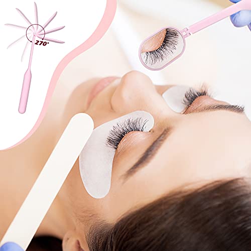 Honoson 3Pcs Nano Fan & Facial Steamer Set for Lash Extensions, Pink