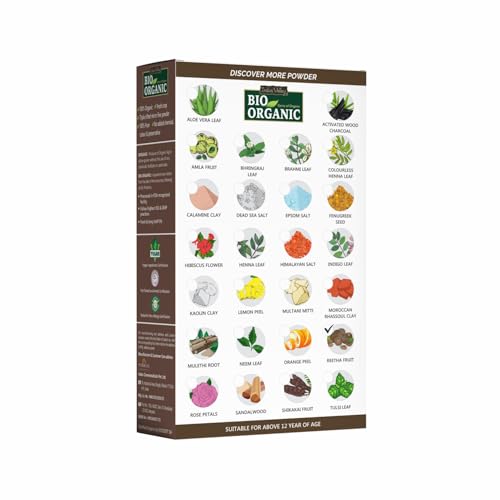 Indus Valley Organic Reetha Powder 100g - Natural Hair & Scalp Cleanser, Vegan & Cruelty-Free