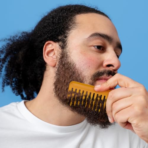 Portable Wide Tooth Comb for Curly Hair | Travel Detangling Tool