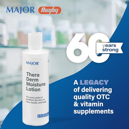 MAJOR Thera Derm Moisture Lotion 8 Fl Oz (Pack of 3) - Dry Skin Relief