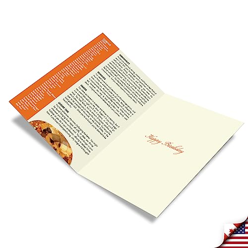 Oversized Birthday Card for Leo - Jumbo 8.5 x 11 Inch with Envelope