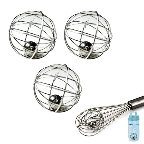 SNAIL GARDEN Stainless Steel Shaker Balls - 3 Pcs Mixing Balls for Protein Shaker Bottles