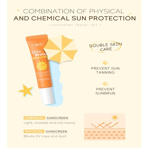 4-Piece Hydrating Skincare Travel Kit - Facial Cleanser, Cream & Serum
