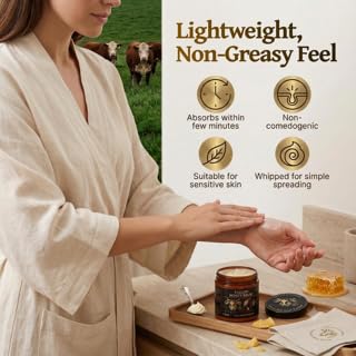 Grass-Fed Beef Tallow Honey Balm for Face & Body - 4.2 oz