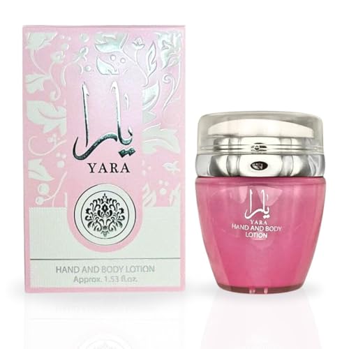 Lattafa Yara Hand & Body Lotion 45ML - Ultra Moisturizing, Sweet Fragrance