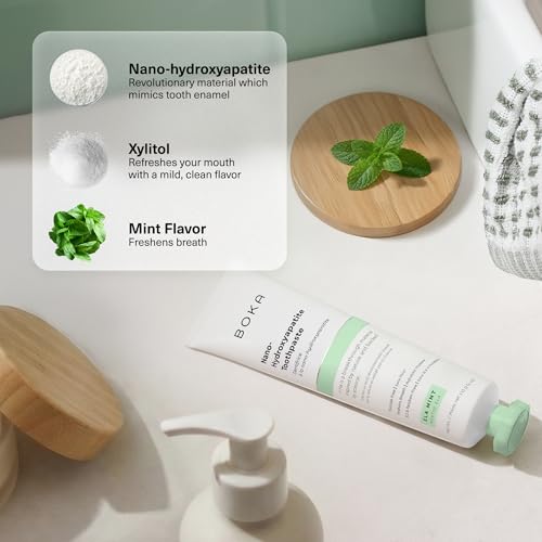 Boka Fluoride-Free Nano Hydroxyapatite Toothpaste - Mint, 4 Oz