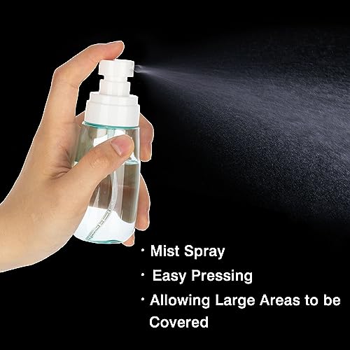 Travel Spray Bottles - 30ml Fine Mist Refillable Containers (3-Pack)
