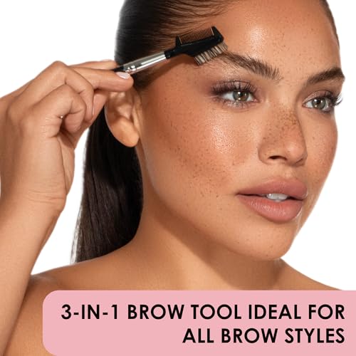 JAPONESQUE 2-in-1 Brow & Lash Shaper with Spoolie Brushes