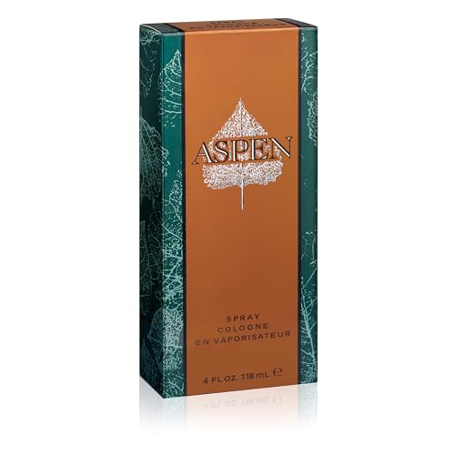 Aspen Cologne Spray for Men - Woody Spicy Scent, 4oz