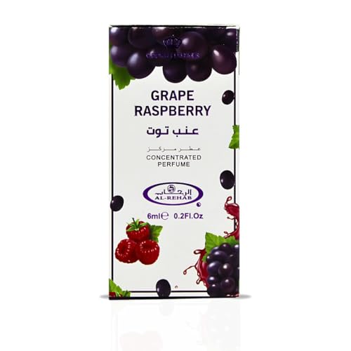 Al-Rehab Grape Raspberry Perfume Oil for Women - 6ML