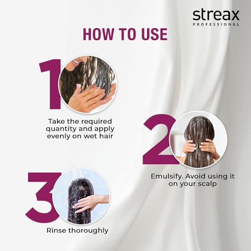 Streax Professional Canvoline Hair Conditioner for Straightened Hair, 240g