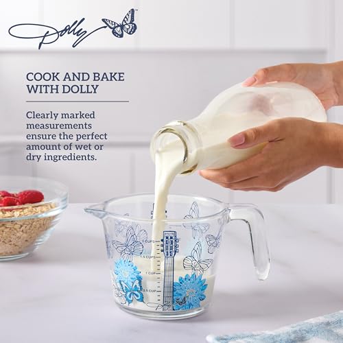 Dolly Parton 2-Cup Measuring Cup with Easy-Read Markings