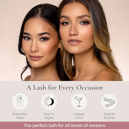 House of Lashes Iconic Lite Faux Mink False Eyelashes - Reusable Wispy Lashes