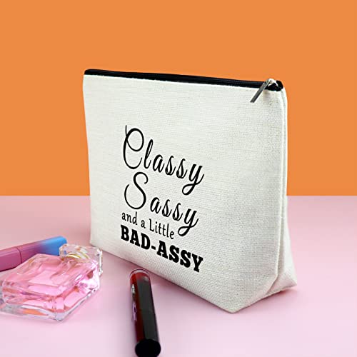 Friendship Gift Makeup Bag - Funny Sassy Cosmetic Pouch for Women - Variation: Friendship Gift03