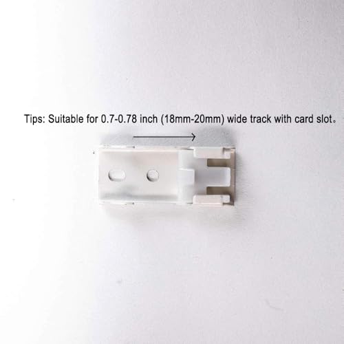 3-Piece Aluminum Ceiling Mount Brackets for Curtain Tracks
