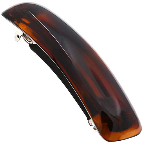 Camila Paris 3-Inch Tortoise Shell French Hair Barrette, Strong Grip Clip