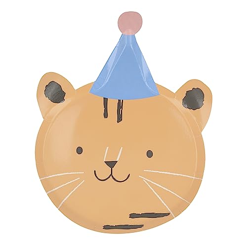 Meri Meri Safari Disposable Plates - Pack of 8 for Kids Parties