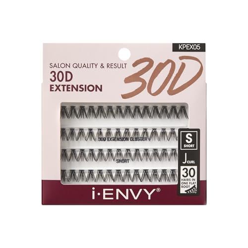 i•ENVY 30D Pre-Fanned Volume Lashes, J Curl, Easy Application