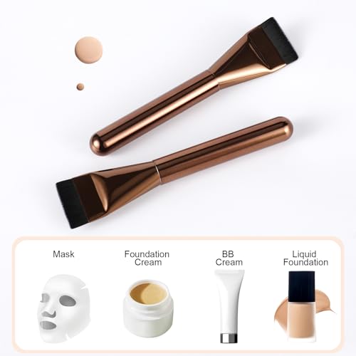 Flat Foundation Brush for Liquid Makeup - Soft Blending Spatula