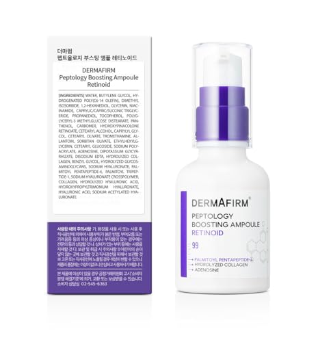 Dermafirm Peptology Retinoid Ampoule - Anti-Aging Serum for Pore Minimization & Texture Improvement - 30ml