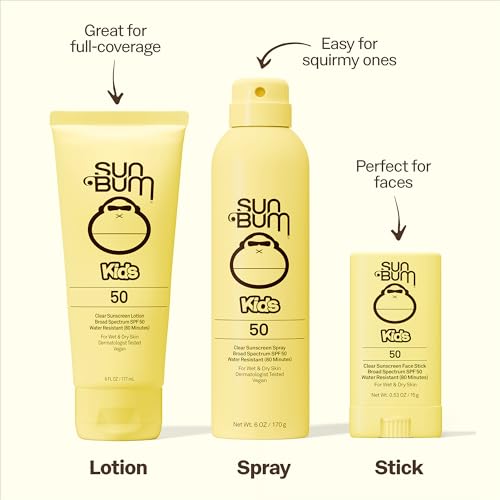 Sun Bum Kids SPF 50 Clear Face Stick Sunscreen - Travel Size