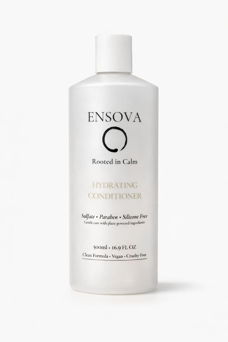 Ensova Hydrating Conditioner – Sulfate-Free, Paraben-Free, Deep Moisture for Dry & Damaged Hair – Smooth, Soft & Shine – 16.9 oz