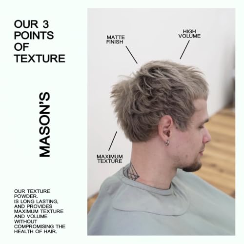 Men's Texture Powder with Strong Hold & Matte Finish – Lightweight Hair Styling Powder 8.75g