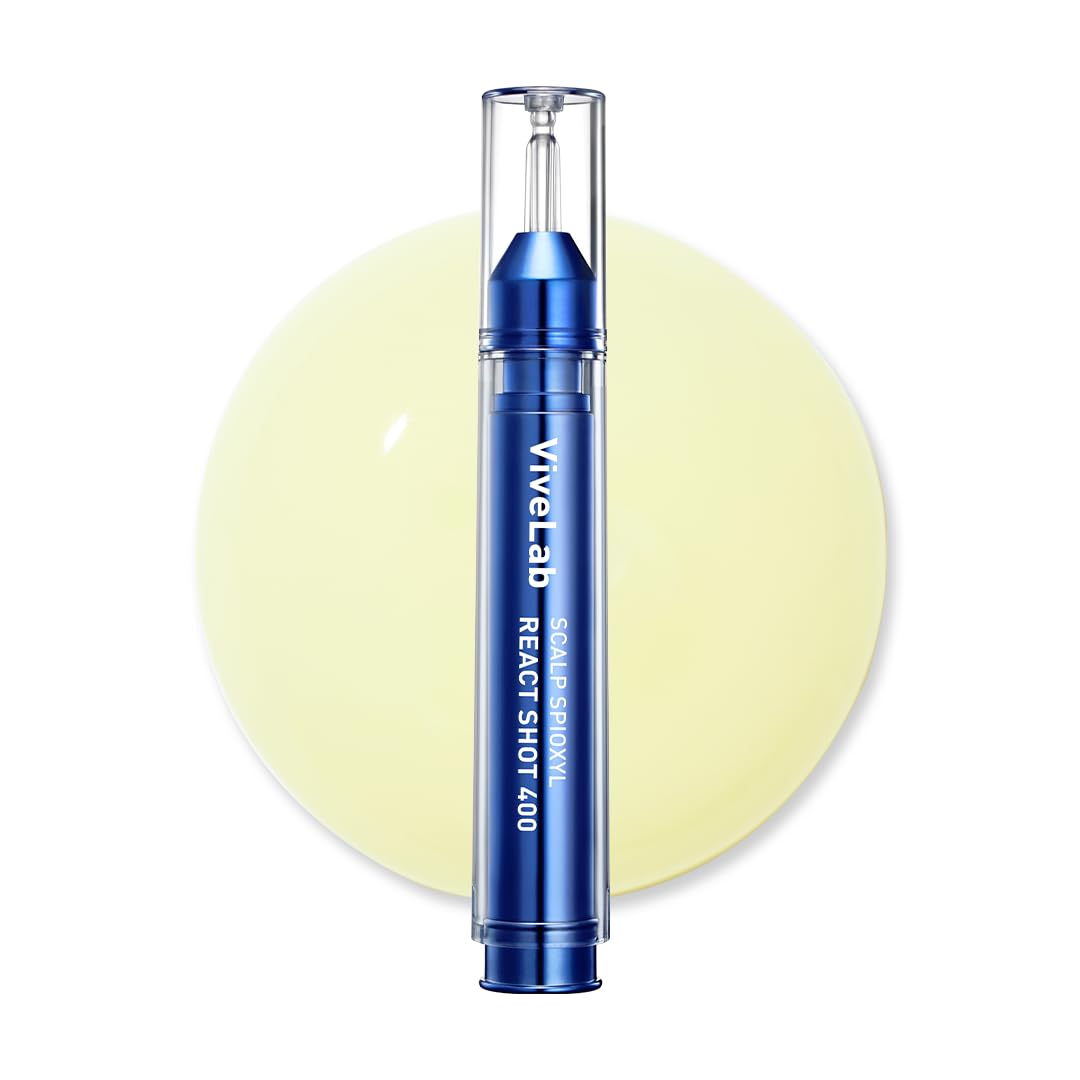 ViveLab Spioxyl 400 Microneedling Hair Growth Serum - Volumizing Scalp Treatment for Root Lifting, Scalp Care with Biotin, Caffeine & Peptides, Clinically Tested Spicule for Thicker & Stronger Hair