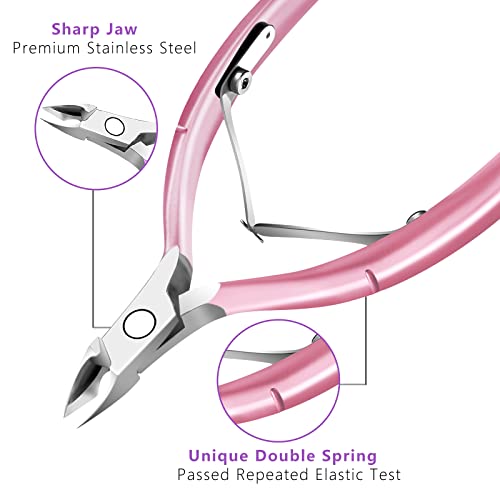 Professional Stainless Steel Cuticle Trimmer & Pusher Set