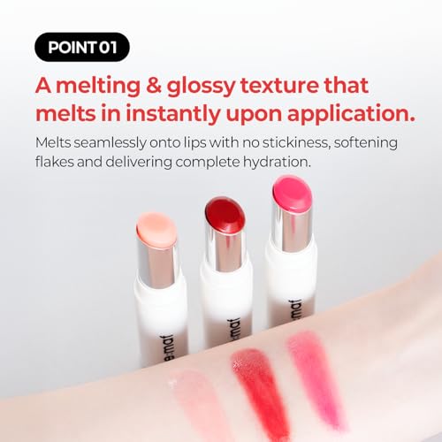 De:maf Gloss Balm - Cozy Rosy Hydrating Tinted Lip Balm & Gloss