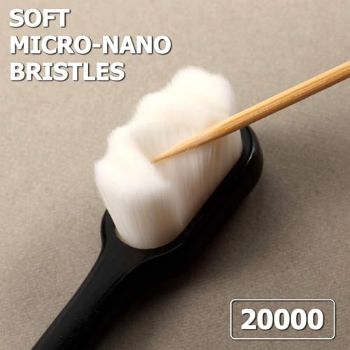Boao 4-Pack Extra Soft Micro-Nano Toothbrushes for Sensitive Teeth