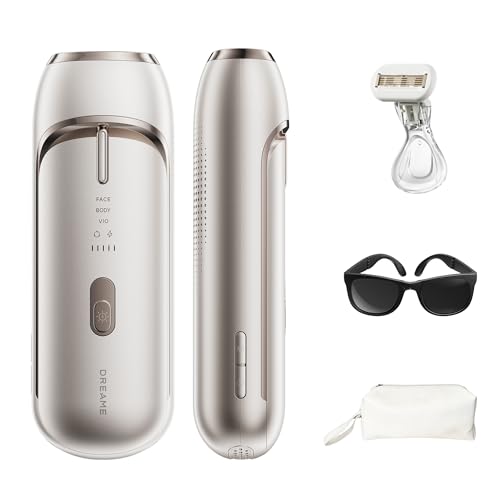 Dreame Nova IPL Hair Removal with Dual-Lamp 27J Output, Sapphire ICE Cooling, 3.9cm©÷ Window, 0.2s Flash, Adaptizone AI Detection, Photon Skincare, Up to 96% Reduction Full-Body for Women and Men