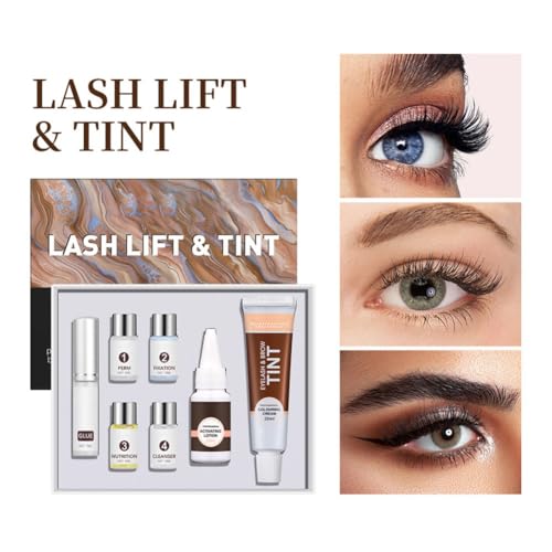 Ehinew Professional Lash Lift and Tint Kit - DIY Eyelash Perming Set