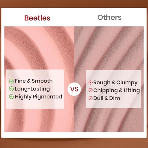 Beetles Fall Dip Powder Nail Kit - Espresso Glow Collection with Glitter & Tools