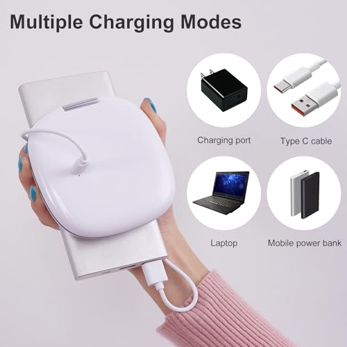 Mocado 4-Inch LED Compact Travel Mirror, 1X/10X Magnification, USB Rechargeable