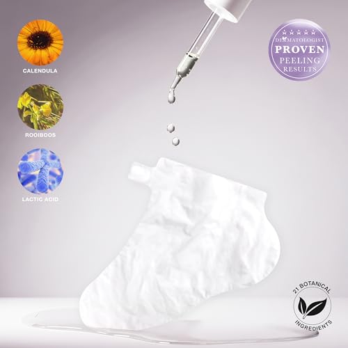 STARSKIN Magic Hour Exfoliating Foot Mask, K-Beauty Callus Remover