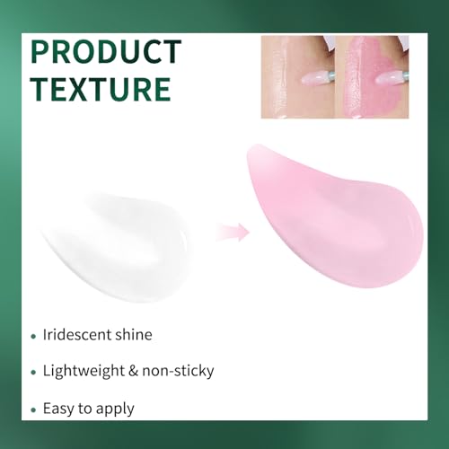 SHEEYOON Color Changing Lip Oil - PH Activated Gloss for Personalized Pink Tint