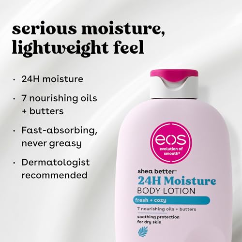 EOS Natural Shea Better Body Lotion - Fresh & Cozy, 16 fl oz - Pack of 1